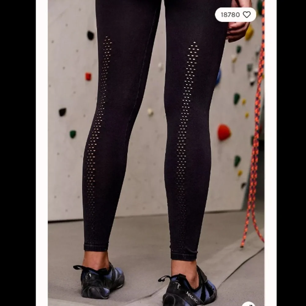 NWOT Free People Movement Good karma leggings size m/l color washed black - Picture 3 of 9